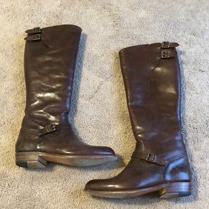 Frye Dorado Riding Boot sz 8 smooth polished
